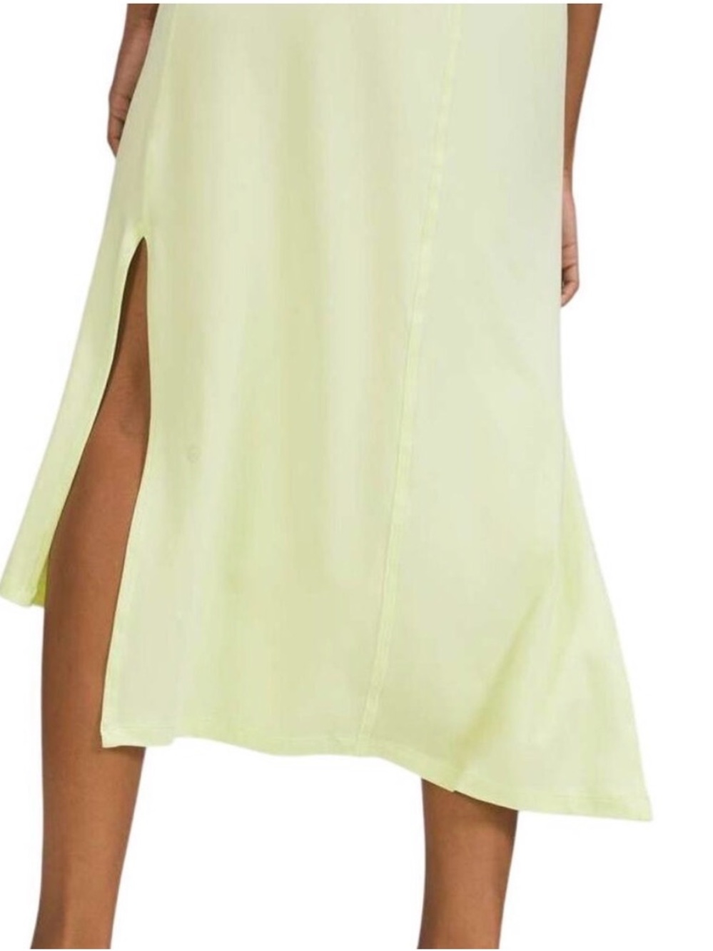 Lululemon All Yours Crispin Green Neon Yellow Sleeveless
Maxi Tank Dress NWOT - Picture 7 of 7